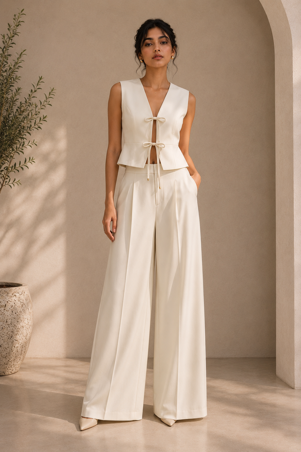 Luna Bow Co-Ord Set